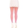 LEG AVENUE - MEDIAS CON ABERTURAS CORAZON & LAZOS ROSA