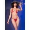 CHILIROSE - CR 4840 MICRO BIKINI ROJO S/M