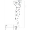 PASSION - WOMAN BS031 BODYSTOCKING NEGRO TALLA ÚNICA