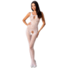 PASSION - WOMAN BS078 BODYSTOCKING TALLA ÚNICA BLANCO
