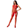 PASSION - WOMAN BS079 BODYSTOCKING ROJO TALLA ÚNICA