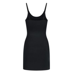 BYE-BRA - SINGLE VESTIDO INVISIBLE NEGRO TALLA L
