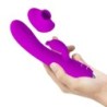 PRETTY LOVE - REGINA VIBRADOR-ONDAS ESTIMULADORAS RECARGABLE MORADO