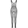 PASSION - BS098 BODYSTOCKING NEGRO TALLA ÚNICA