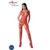 PASSION - BS099 BODYSTOCKING ROJO TALLA ÚNICA