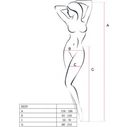 PASSION - S029 MEDIAS CON LIGUERO BLANCO TALLA ÚNICA