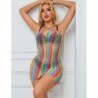 SUBBLIME - 952457 VESTIDO DE REJILLA SIN MANGAS CON HOMBROS DESCUBIERTOS ARCOIRIS TALLA ÚNICA