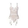 SUBBLIME - 954291 BODY CON CADENAS + LIGUEROS BLANCO L/XL
