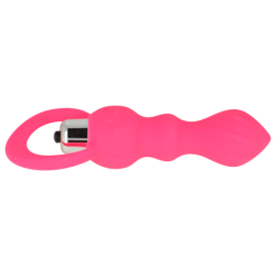 OHMAMA - ESTIMULADOR ANAL CON VIBRACIÓN 9 CM ROSA