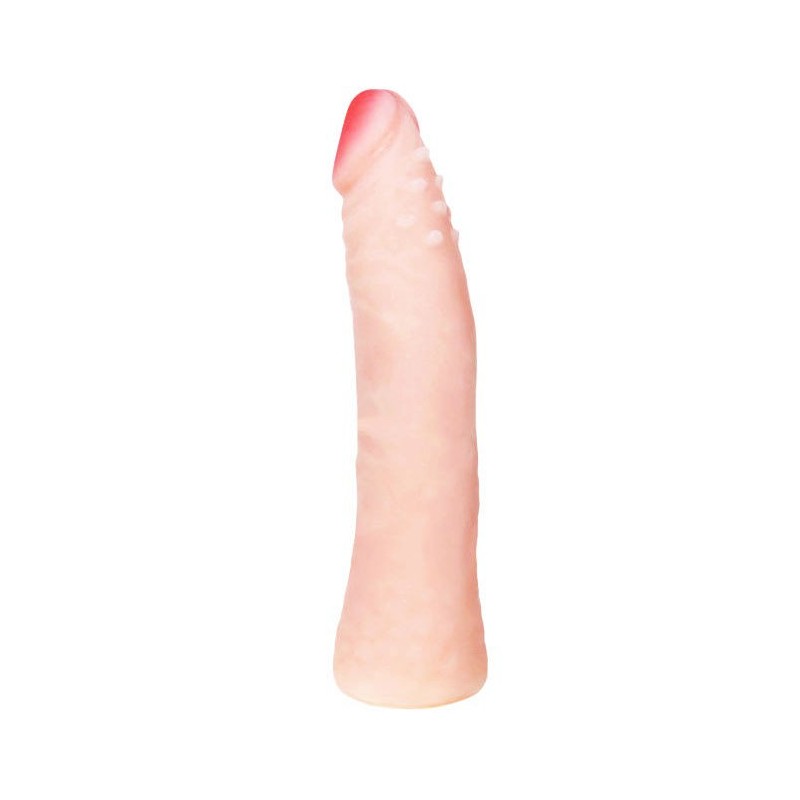 BAILE - DILDO SILICONA TACTO PIEL REALÍSTICO 19 CM COLOR CAJA ALEATORIO