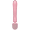 SATISFYER - TRIPLE LOVER MASAJEADOR VIBRADOR RABBIT ROSA