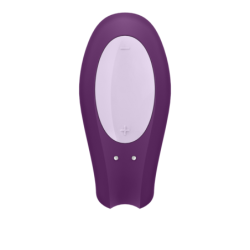 SATISFYER - DOUBLE JOY CON APP MORADO