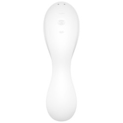 SATISFYER - CURVY TRINITY 5 ESTIMULADOR Y VIBRADOR APP BLANCO