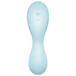 SATISFYER - CURVY TRINITY 5 ESTIMULADOR Y VIBRADOR APP AZUL