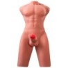 XISE - JASON HALF BODY TORSO REALÍSTICO MASCULINO CON THRUSTING Y VIBRACIÓN 55 CM