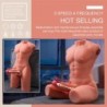 XISE - JASON HALF BODY TORSO REALÍSTICO MASCULINO CON THRUSTING Y VIBRACIÓN 55 CM