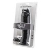 GET REAL - DILDO 25,5 CM CON TESTÍCULOS NEGRO