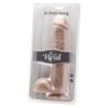 GET REAL - DILDO 28 CM CON TESTÍCULOS NATURAL