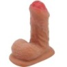 PRETTY LOVE - WARNELL DILDO ULTRA REALÍSTICO Y ELÁSTICO 9.5 CM MULATO