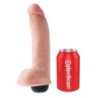 KING COCK - PENE REALÍSTICO EYACULADOR NATURAL 22.86 CM
