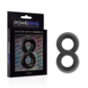POWERING - SUPER FLEXIBLE Y RESISTENTE ANILLO PENE Y TESTÍCULOS  PR12  NEGRO