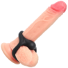 POWERING - SUPER FLEXIBLE Y RESISTENTE ANILLO PENE Y TESTÍCULOS  PR14  NEGRO