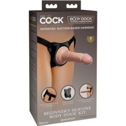 KING COCK - ÉLITE ARNÉS AJUSTABLE PARA PRINCIPIANTES CON DILDO 15.2 CM