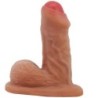 PRETTY LOVE - WARNELL DILDO ULTRA REALÍSTICO Y ELÁSTICO 9.5 CM MULATO