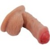 PRETTY LOVE - WARNELL DILDO ULTRA REALÍSTICO Y ELÁSTICO 9.5 CM MULATO