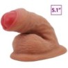 PRETTY LOVE - WARNELL DILDO ULTRA REALÍSTICO Y ELÁSTICO 9.5 CM MULATO