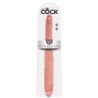 KING COCK DILDO DOBLE NATURAL 40.6 CM