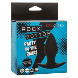 CALEXOTICS - ROCK BOTTOM PERFECT PLUG ANAL 10 VIBRACIONES SILICONA NEGRO
