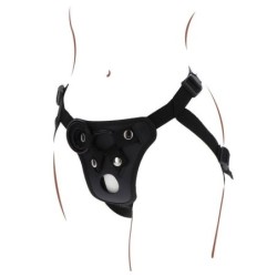 GET REAL - STRAP-ON PLEASURE HARNÉS NEGRO