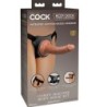 KING COCK - ÉLITE ARNÉS AJUSTABLE CONFORTABLE CON DILDO 17.8 CM
