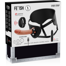 FETISH SUBMISSIVE CYBER STRAP - ARNÉS CON DILDO Y BALA CONTROL REMOTO TECNOLOGÍA WATCHME L