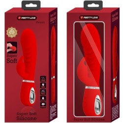 PRETTY LOVE - PRESCOTT VIBRADOR PUNTO G MULTIFUNCIÓN ROJO
