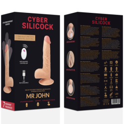 CYBER SILICOCK - REALÍSTICO CONTROL REMOTO MR JOHN 23.88 CM -O- 4.3 CM