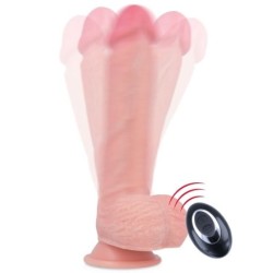 ROCKARMY - APACHE VIBRADOR REALÍSTICO CONTROL REMOTO LIQUID SILICONE 20.5 CM -O- 4.62 CM