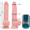 ROCKARMY - HAWK REALÍSTICO ROTADOR Y VIBRADOR 22 CM -O- 4.6 CM
