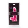 GET REAL - HAPPY DICKS DILDO 12 CM CON TESTÍCULOS ROSA