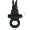 PRETTY LOVE - EXCITING RING ANILLO VIBRADOR RABBIT 10 VIBRACIONES NEGRO