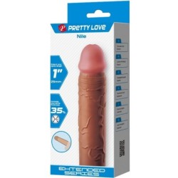 PRETTY LOVE - NILE FUNDA PARA PENE CON EXTENSIÓN DE 2.5 CM MULATO