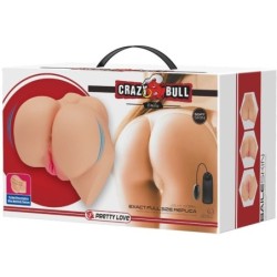 CRAZY BULL - VAGINA Y ANO REALÍSTICOS VIBRADOR EMILIA