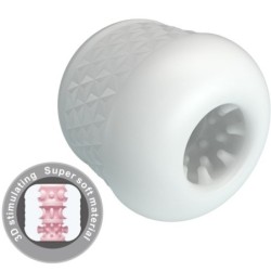 PRETTY LOVE - CRYSTLE MASTURBADOR MASCULINO BLANCO