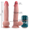 ROCKARMY - SHERMAN DILDO REALISTA DUAL DENSITY 24 CM -O- 4.62 CM