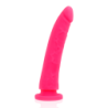 DELTA CLUB - DILDO REALISTA ROSA SILICONA MEDICA 20 CM -O- 4 CM