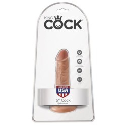 KING COCK - PENE REALÍSTICO 12 CM CARAMELO