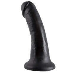 KING COCK - 6" PENE NEGRO 15.2 CM