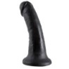 KING COCK - 6" PENE NEGRO 15.2 CM