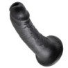 KING COCK - 6" PENE NEGRO 15.2 CM